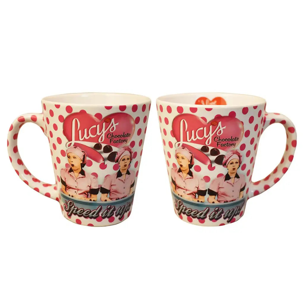 I Love Lucy Speed It Up Chocolate Factory Coffee Mug