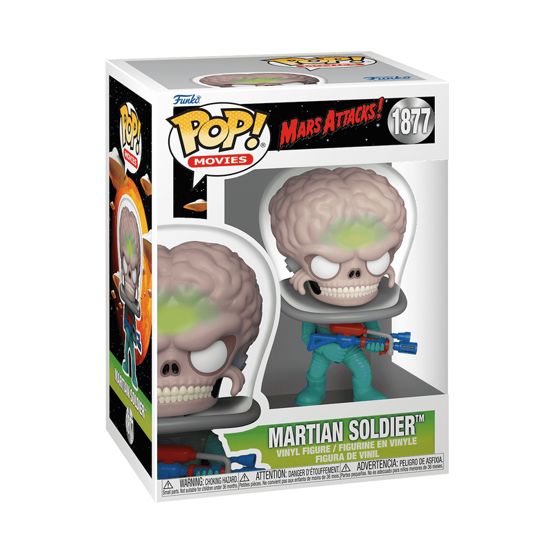 Mars Attacks Funko Pop! Martian Soldier with Atomic Ray Gun