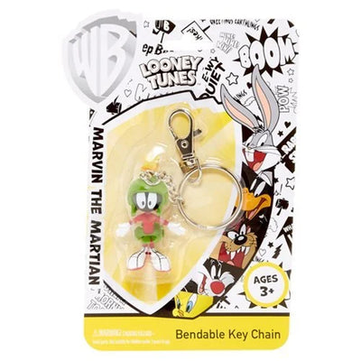 NJ Croce Looney Tunes Marvin the Martian Bendable Key Chain