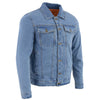 Milwaukee Leather MDM1015 Men's BlueClassic Denim Jean Jacket