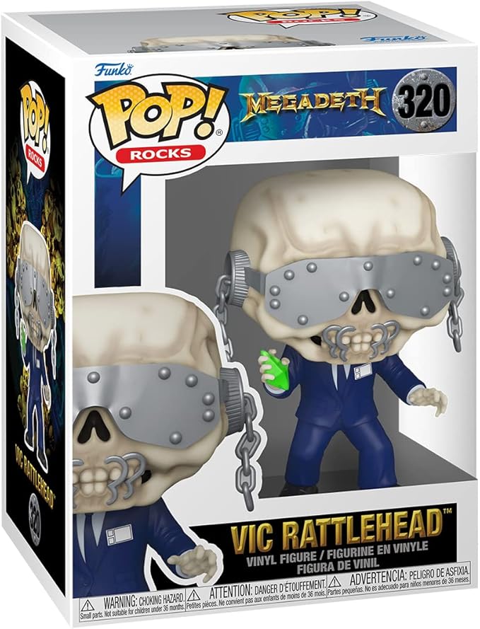 Funko POP! Rocks: Megadeath - Vic Rattlehead