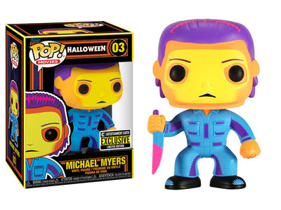 Halloween Michael Myers Black Light Pop! Vinyl Figure - Entertainment Earth Exclusive