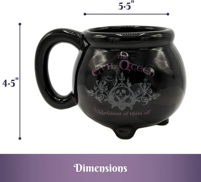 Silver Buffalo Disney Villains Snow White The Evil Queen: Fairest of Them All Ceramic Mug, 20 Ounces