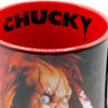Silver Buffalo Chucky Friends Til The End Scary Ceramic Mug, 20 Ounces