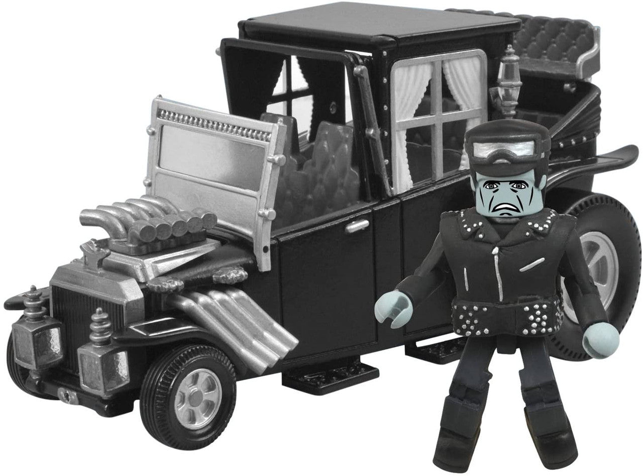 Diamond Select MiniMates The Munsters Koach with Hot Rod Herman