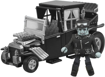 Diamond Select MiniMates The Munsters Koach with Hot Rod Herman