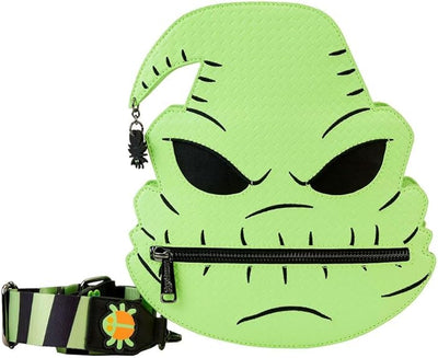 Loungefly Disney The Nightmare Before Christmas Oogie Boogie Figural Glow-in-the-Dark Crossbody Bag