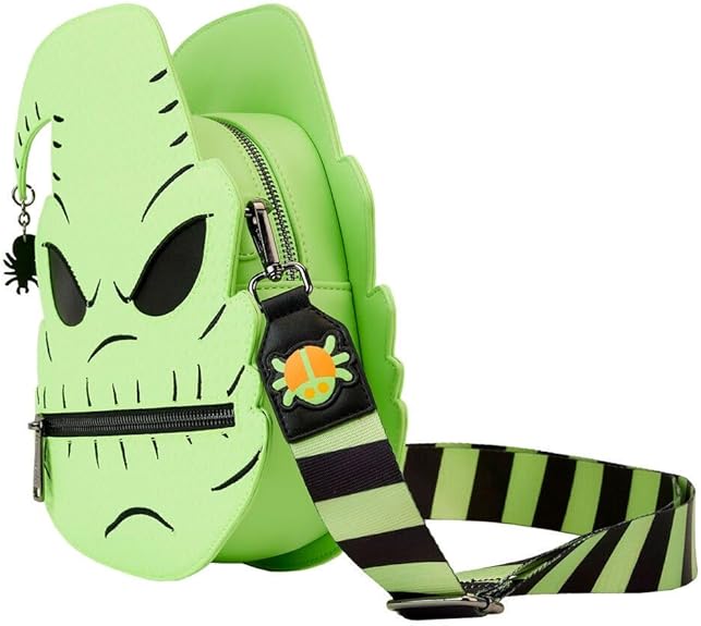 Loungefly Disney The Nightmare Before Christmas Oogie Boogie Figural Glow-in-the-Dark Crossbody Bag