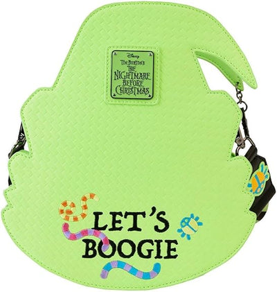 Loungefly Disney The Nightmare Before Christmas Oogie Boogie Figural Glow-in-the-Dark Crossbody Bag