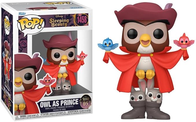 POP Disney: Sleeping Beauty 65th Anniversary - Owl as Prince Phillip Funko Vinyl Figure