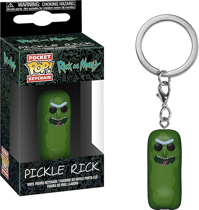 Funko Pop! Keychain: Rick & Morty Pickle Rick