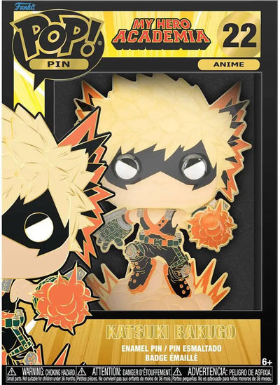 Funko My Hero Academia POP! Pin Katsuki Bakugo Large Enamel Pin #22