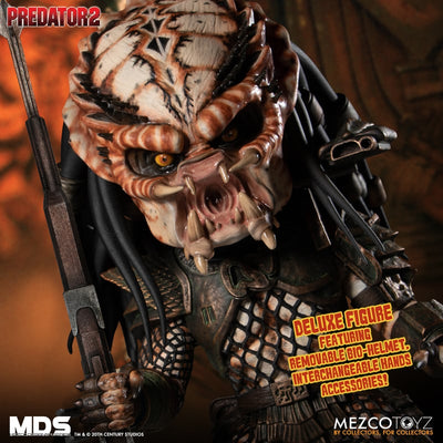 MEZCO TOYS MDS Predator 2 City Hunter 6IN Deluxe Stylized ROTO Action Figure