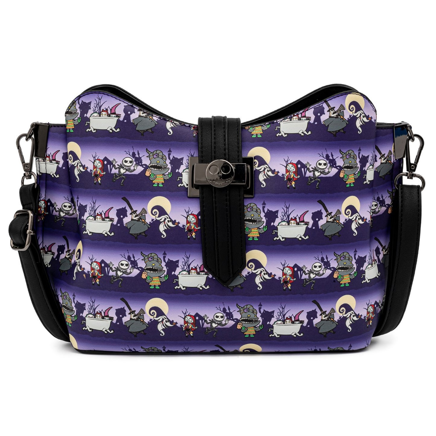 Loungefly Disney Nightmare Before Christmas Halloween Line Purse Crossbody Bag