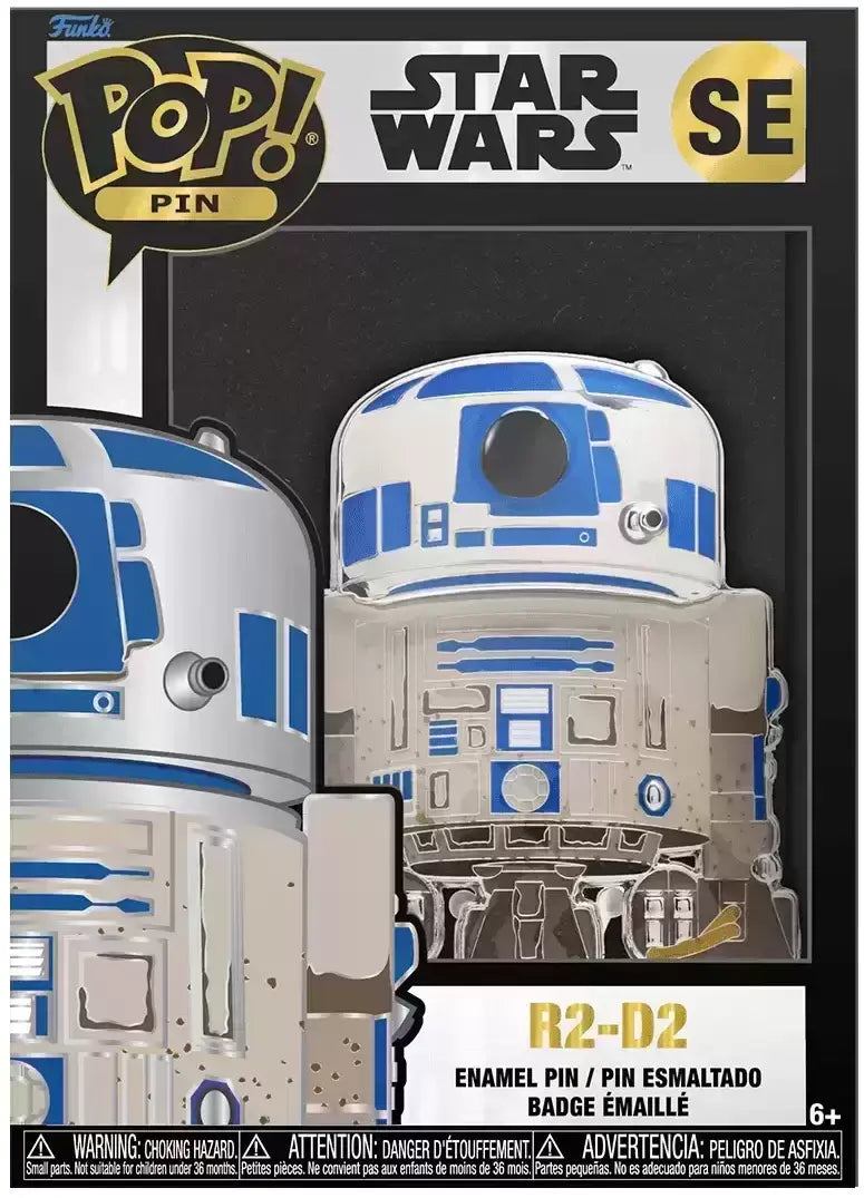Funko Large Enamel Pop! Pin: Star Wars - R2D2
