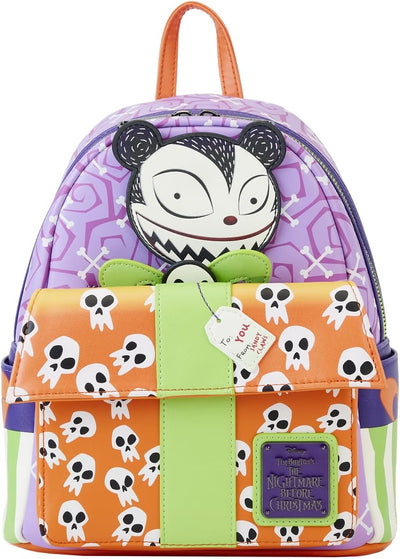 Loungefly Disney Nightmare Before Christmas Scary Teddy Present Mini Backpack