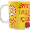 Beatles Sgt Pepper Logo Yellow/White Boxed Ceramic Coffee Cup Mug