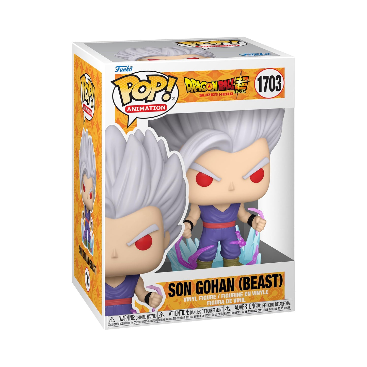 Funko Pop! Animation: Dragon Ball Super: Super Hero - Son Gohan (Beast) #1703