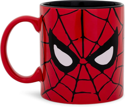 Silver Buffalo Marvel Spider-Man Face Jumbo Ceramic Coffee Mug, 20-Ounces