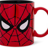 Silver Buffalo Marvel Spider-Man Face Jumbo Ceramic Coffee Mug, 20-Ounces