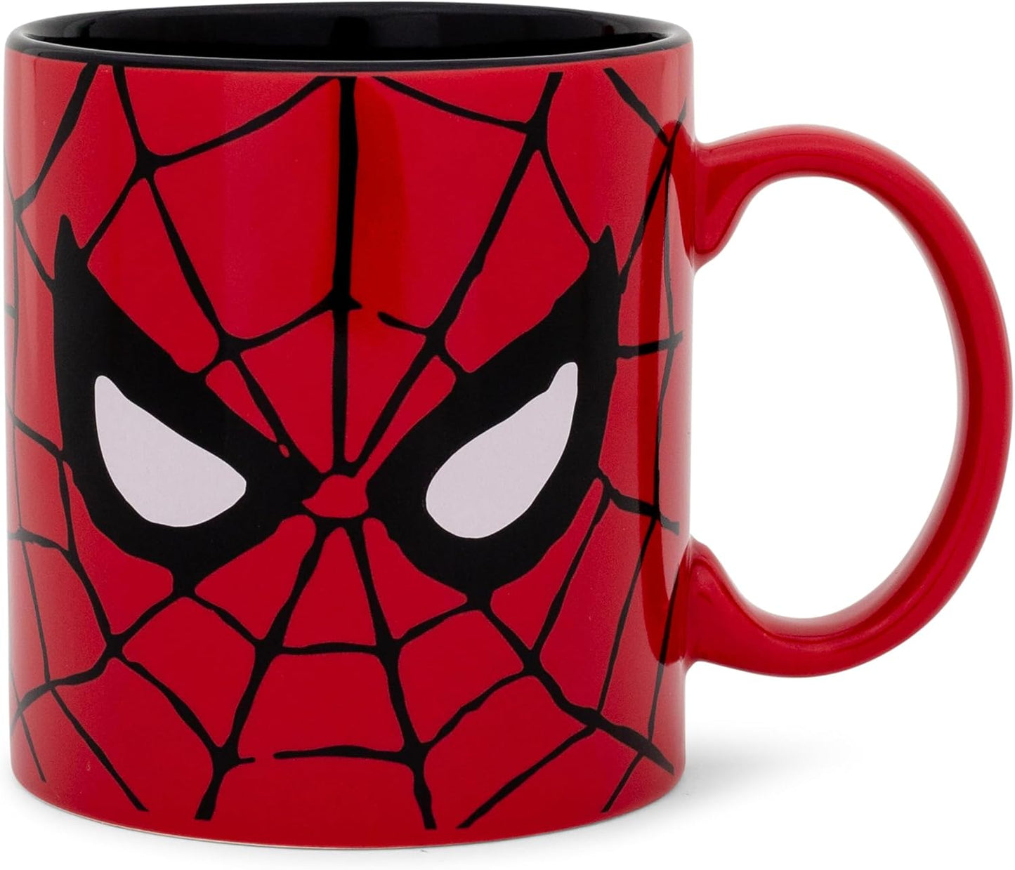 Silver Buffalo Marvel Spider-Man Face Jumbo Ceramic Coffee Mug, 20-Ounces