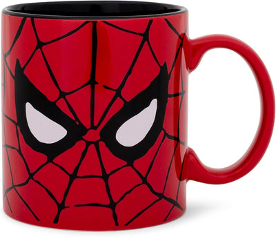 Silver Buffalo Marvel Spider-Man Face Jumbo Ceramic Coffee Mug, 20-Ounces