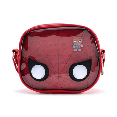 Pop! By Loungefly Marvel Spider-Man Pin Collector Crossbody Bag