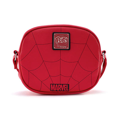 Pop! By Loungefly Marvel Spider-Man Pin Collector Crossbody Bag