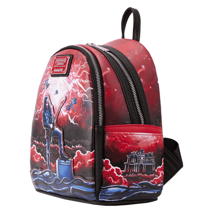 Loungefly Stranger Things Eddie Munson Tribute Glow Min Backpack