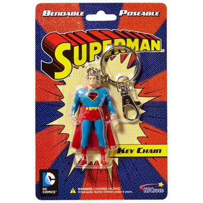 NJ Croce DC Comics Superman Bendable Keychain