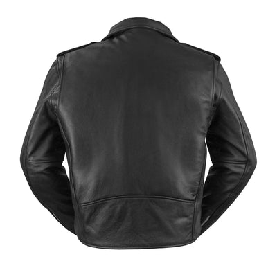 First Manufacturing Company Superstar Men's Motorcycle Leather Jacket