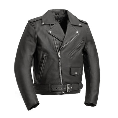 First Manufacturing Company Superstar Men's Motorcycle Leather Jacket