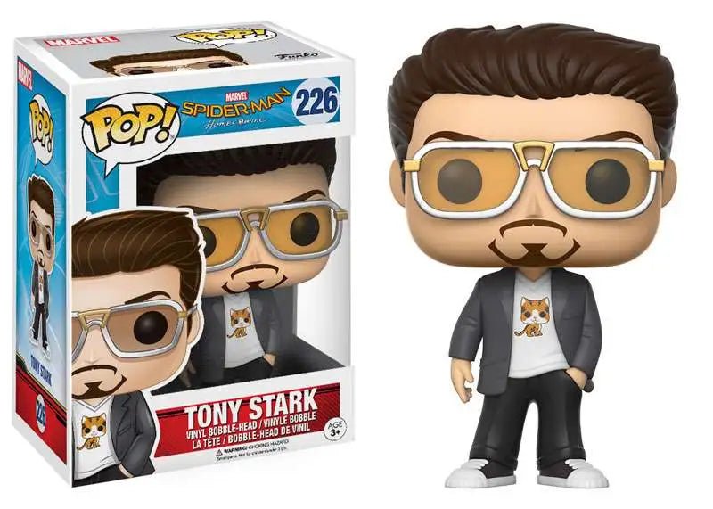 Funko Spider-Man: Homecoming POP! Marvel Tony Stark Vinyl Bobble Head #226