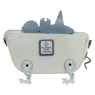 Disney Loungefly Nightmare Before Christmas Lock Shock Barrel Bath Tub Crossbody Bag
