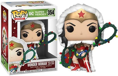 Funko POP DC Holiday - Wonder Woman with String Light Lasso Pop! Vinyl