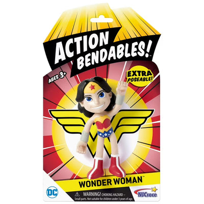 NJ Croce DC Comics ACTION BENDALBES! - 4" Wonder Woman Action Figure