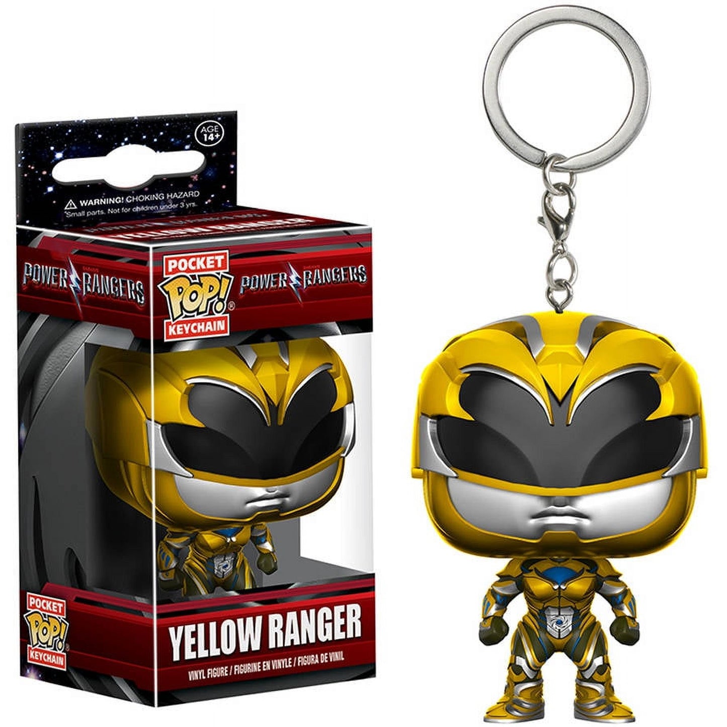 Funko Pop Keychain: Power Rangers Yellow Ranger